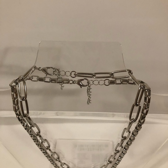 Silver Necklace Set NWOT - Picture 4 of 5